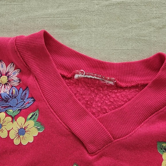 Vintage Floral Crewneck 5t - Picture 3 of 6